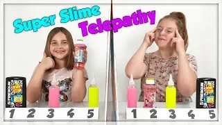 SUPER TWIN TELEPATHY SLIME CHALLENGE !