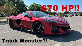 2023 Chevrolet Corvette Z06 3LZ 5.5 POV Test Drive & Review