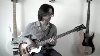 Hard Day's Night — Beatles bass cover with an amazing Hofner Icon guitar