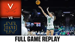 Virginia vs. Notre Dame Full Game Replay | 2022-23 ACC Women’s Basketball