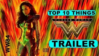Top 10 Things You Missed in Wonder Woman 1984 Trailer | Hindi