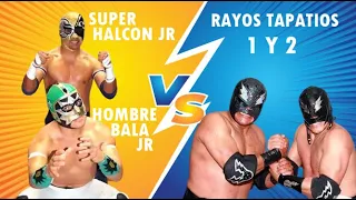 Mascaras Vs. Mascaras Hombre Bala Jr. y Súper Halcón Jr. Vs. Rayos Tapatíos I y II