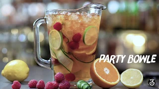 Fruchtige Party Bowle mit Gin | BBB | #machsdirselbst