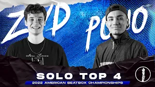 ZVD vs PONO | Solo Top 4 Battle | American Beatbox Championships 2022