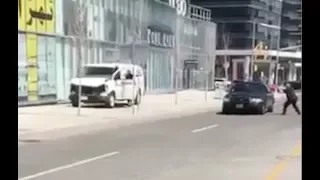 Video of Toronto van attack arrest from two bystander angles