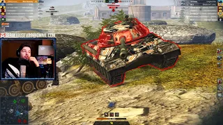 WoT Blitz - Как тащить на танке МАУС ● Ошибки игры против СУПЕРТЯЖА- World of Tanks Blitz (WoTB)