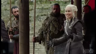 Game of Thrones Episode 7x07 - behind the scenes - Dragonpit meeting