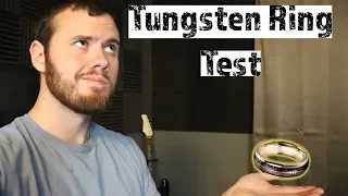 How Well Does A Tungsten Ring Hold Up | Ring Test