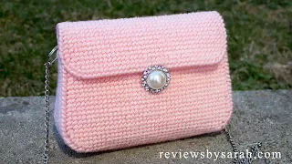 How to Make a Plastic Canvas Bag - Purse Handbag Clutch