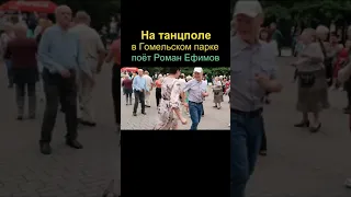 На танцполе в Гомельском парке! Поёт Роман Ефимов