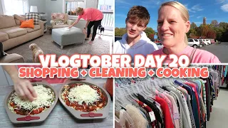 VLOGTOBER DAY 20 - LAST DAY OF VLOGTOBER / SHOPPING + CLEANING + COOKING / BEAUTIFUL FALL DAY