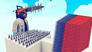 100x CHAINSAW MAN + 1x GIANT vs EVERY GOD - Totally Accurate Battle Simulator TABS