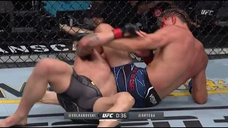 Volkanovski Escapes Guillotine and Triangle Choke