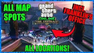 ALL LOCATIONS - THE CONTRACT DLC - We found all 5 Locations - GTA 5 ONLINE - GTA Winter DLC 2021