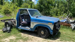 85 f150 crown Vic swap begins