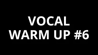 Vocal Warm Up #6 on "MI" legato