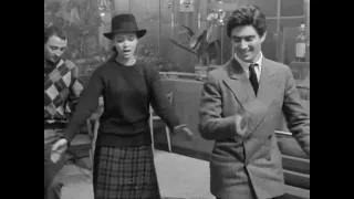 Dance Scene: 🎬 Bande à part (1964)🎥Band of Outsiders" directed by Jean-Luc Godard Nouvelle Vague