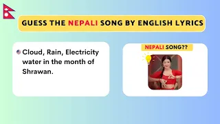 Guess the Nepali song by English Translate Lyrics | Part 1