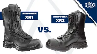 HAIX® Airpower XR1 vs. XR2 comparison video