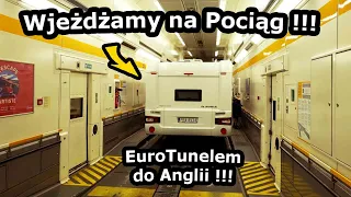 Przeprawa Eurotunelem do Anglii !!! - Zmiana na Ruch Lewostronny - Jak to Wygląda? *Przyczepa (#795)