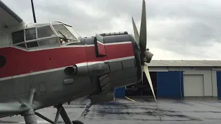 Antonov AN2 cold engine start