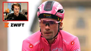 Is Primoz Roglic Racing the Giro d'Italia 2023 a Mistake? Lanterne Rouge x Zwift