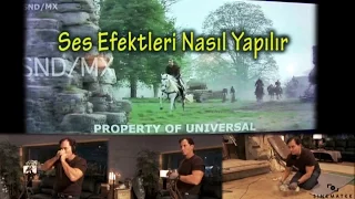 Ses Efektleri Nasıl Yapılır