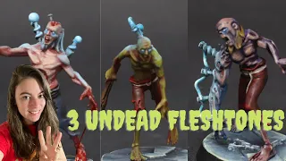 3 Ways to Paint Undead Flesh