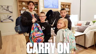 CARRY ON ESSENTIALS FOR FLYING ON AN AIRPLANE WITH KIDS | HOW TO PACK A CARRY ON FOR TRAVELING