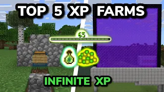 TOP 5 BEST XP FARMS in Minecraft Bedrock 1.19 (MCPE/Xbox/PS4/Nintendo Switch/Windows10)