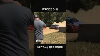 wrc i20 역사상 최고의 드리프트~