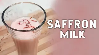 How to make Saffron Milk || Saffron Milk Recipe
