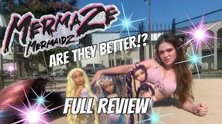 DID THE NEW MERMAZE MERMAIDZ IMPROVE?! DOLL REVIEW AND UNBOXING WINTER WAVES GWEN, NERA