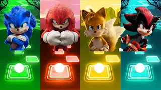 Sonic the Hedgehog VS Knuckles the Echidna VS Tails VS Shadow the Hedgehog || Tileshop EDM Rush