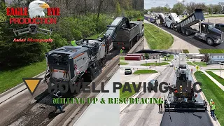 Howell asphalt Milling up & resurfacing 18th street and us 130 in Charleston IL