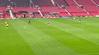 Man United VS Burnley 3 -1  behind Closed Doors Friendly