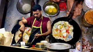 Fastest Omelette Making | Spicy Anda Fry | Street Food Of Karachi Pakistan | Indian Style Omelette