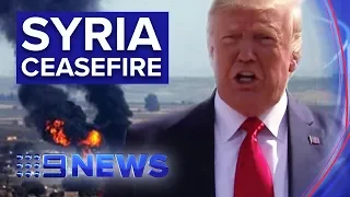 Trump hails ceasefire “great day for civilisation” | Nine News Australia
