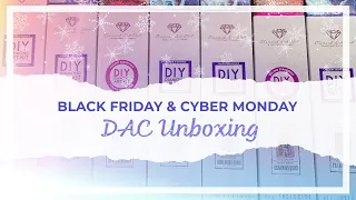 Black Friday/Cyber Monday DAC Haul! Unboxing 7 GORGEOUS Diamond Paintings