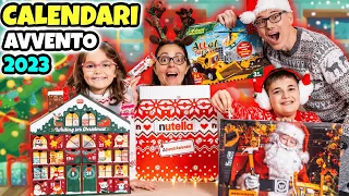 CALENDARI AVVENTO Natale 2023: NUTELLA, LEGAMI e Attrezzi di Babbo Natale