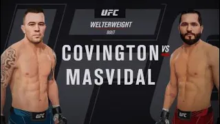 Covington vs Masvidal simulation UFC4