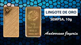 Lingote de Oro SEMPSA 10g