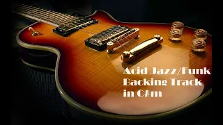 Acid Jazz/Funk Backing Track in C# Minor