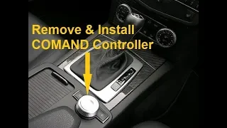 Mercedes W204 C Class Remove Replace Scrolling Knob Wheel COMAND Command Console Control