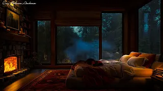 Cozy Bedroom With Relaxing Rain Sounds for Sleeping | Deep Sleep, White Noise, ASMR Sleep #8