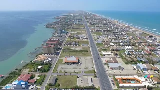 City of South Padre Island drone footage