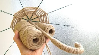 Идея поделки ИЗ ДЖУТА своими руками / Jute craft idea