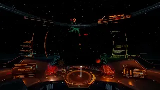 Elite Dangerous - Fighting a Glaive Hunter w/ ECM