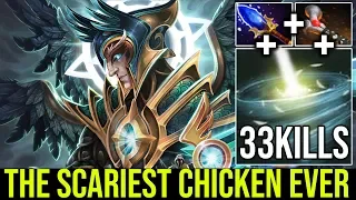 SCARIEST CHICKEN EVER!!! Epic Scepter Skywrath 33Kills Instantly Shut Down IMBA HERO 7.21d | Dota 2