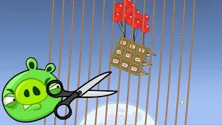 Bad Piggies - INTERESTING FORCE ATOMIC BOMB TO ROPE EXPERIMENT!!